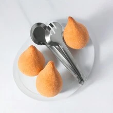 Multipurpose Tongs Salads Bread Pasta Barbecue Stainless Steel Kitchen Utensil - Bạc - Xem 3