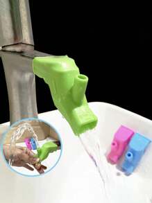 3/5/6件水龙头延长器，防水防溅，防止水溅，一冲即净，适用于洗手、注水、漱口，小巧便捷 - 彩色 - 查看 10