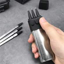 PISTOLA LANZADORA DE DARDOS BALÍSTICOS, herramienta táctica para caza, tiro, juguete de tiro silencioso, herramientas de autodefensa - Blanco - Ver 10