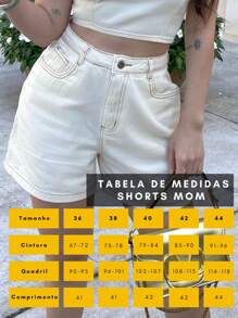 Women's Mom Shorts High Waist Boyfriend Jeans Bermuda Loose Fashion Basic Beach Style - 查看 7