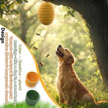 新款硅胶宠物慢食碗宠物垫防滑防呛狗碗吸盘硅胶宠物碗带吸盘可冷冻后使用易清洗狗狗慢食碗舔碗 - 彩色 - 查看 7