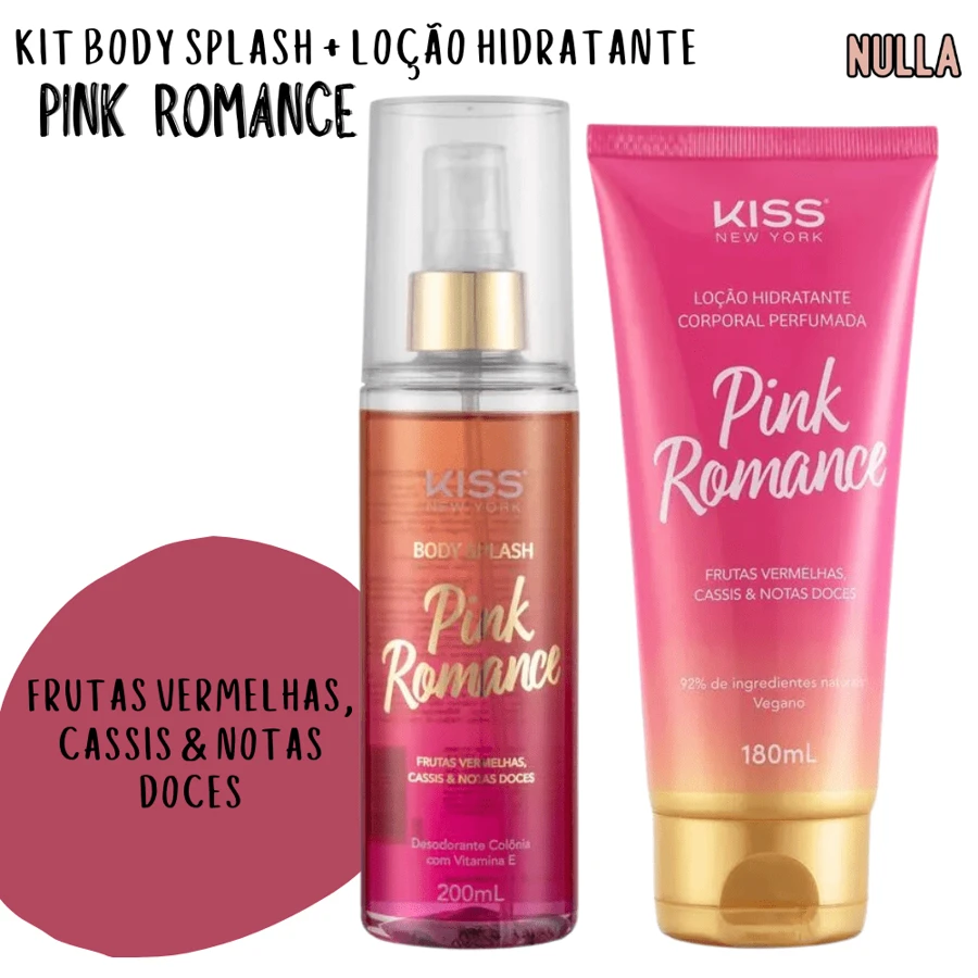 PINK ROMANCE Kiss New York Body Splash + Body Lotion Kit - 清新香調 - 查看 1