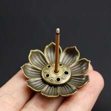 1 件香，室内家用串香，莲花形多孔香炉，香基，五种香味可供选择情人节情人节用品婚礼用品 - 28g - 查看 15