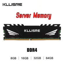 Kllisre DDR4 8GB 16GB 32GB 64GB REG ECC Server Memory PC4 1.2V 288Pin 2133 2400 2666 3200Mhz 2RX4 4RX4 Ram