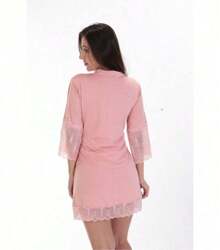 Luxury Women's Robe: Hobby Robe Elegant Lace Robe For Brides - 301 - 綠色 - 查看 7