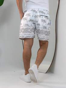Tactel Shorts Thick Men's Mauricinho Adult Surf Beach Pool Quick Dry Gym Bermuda Summer - Xám - Xem 5