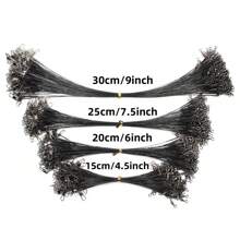 20 件/套防咬钢丝鱼线带旋转按扣，钓鱼线配件，15 厘米 - 30 厘米 - 彩色 - 查看 3