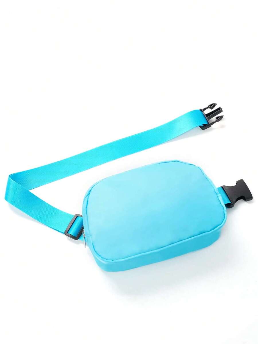 运动包 腰包 手机包 跑步包 徒步包 骑行包 运动包 尼龙 时尚休闲包 简约包 男士包 女士包 学生包 - 藍色 - 查看 1