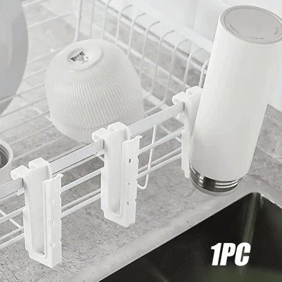 1pc Plastic Cup Holder, Suitable For Bowl And Dish Holder, Inverted Cup Storage Rack, Suitable For Coffee Cup, Tea Cup And Glassware - Kitchen Cabinet Beverage Drying And Draining Rack Accessories