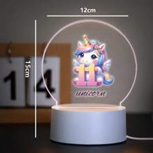 1 件装 美丽定制台灯夜灯 生日独角兽 适用于卧室装饰灯 圣诞礼物