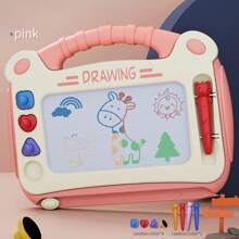 1 bảng vẽ cho trẻ em, bảng viết từ tính, đồ chơi vẽ tranh Scribble cho bé, quà tặng phù hợp cho bé trai và bé gái, quà tặng Giáng sinh (Màu sắc ngẫu nhiên của con dấu và bút) - Nhiều màu - Xem 13
