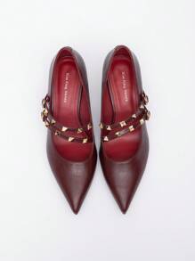Plus Size Wide Fit Casual Fashion Mid Heel Pumps For Work And Daily Wear