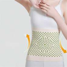 温暖艾灸东方力量护腰，厚保暖羊毛男女通用腰带 - 运动与热疗 - 彩色 - 查看 9