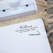 Sello de dirección sensible a la luz personalizado, sello de boda, sello de aniversario, disponible en dos tamaños, viene en caja de regalo, gran opción de regalo