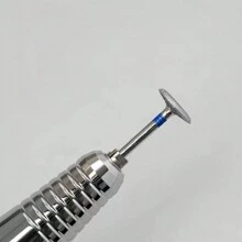 1 Bộ dao phay kim cương cho thợ làm móng tay, mũi khoan móng tay cho người mới bắt đầu, loại bỏ da chết trên cạnh dụng cụ làm móng FD02 - Bạc - Xem 4