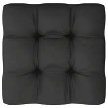 Stylish 5 Piece Outdoor Lounge Set With Cushions Natural Solid Pine Wood - 黑色 - 查看 5