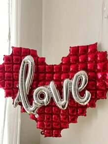 2 件爱心背景墙气球装饰，情人节装饰，生日装饰，婚礼装饰，周年纪念装饰，求婚订婚装饰，家居装饰，氛围布置，派对装饰用品 - 彩色 - 查看 1
