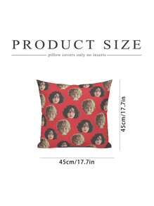 Customizable Photo Pillow Collage, Personalized Christmas Gifts For Grandma, Custom Throw Pillow With Text, Logo, Picture Collage Pillows