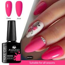 8毫升凝胶指甲油，亮蓝色、绿色、紫色、红色、黄色、橙色，可卸除，UV/LED美甲，家用DIY美甲沙龙，女士美甲 - 彩色 - 查看 18