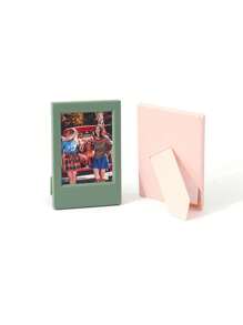 4pcs 3-Inch Retro Style Colorful Mini Desk Photo Frames, Decorative & Collection Gifts Birthday Graduation - Multicolor - View 13