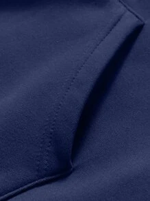 Herren thermisch gefütterter warmer Outdoor Lässig Kapuzenpullover Dreiteiler-Set