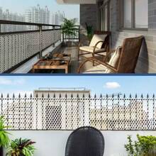 40cm*3m/Roll Pet Balcony Plastic Protective Net, Multi-Functional Breeding Net, Outdoor Protective Fence, Suitable For Staircase Handrail Protection, Balcony Protection, Pet Kennel Foot Pads, Etc.