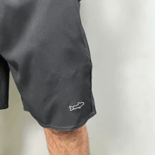 Tactel Plus Size Thick Shorts For Men, Preppy Bermuda Surf Beach Swimming Pool Quick Dry Gym - 深灰色 - 查看 3