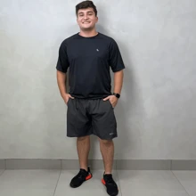 Tactel Plus Size Thick Shorts For Men, Preppy Bermuda Surf Beach Swimming Pool Quick Dry Gym - 深灰色 - 查看 5