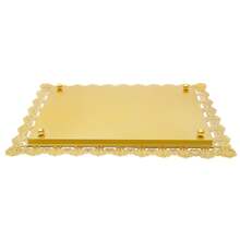 5-Piece Set Cake Stands Round Cupcake Stands,Metal Wedding Birthday Party Celebration Dessert Display Plates, Gold - Gold - View 8
