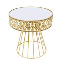 5-Piece Set Cake Stands Round Cupcake Stands,Metal Wedding Birthday Party Celebration Dessert Display Plates, Gold - Gold - View 7