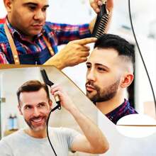 Multifunctional Electric Brush Hair And Beard Straightener
