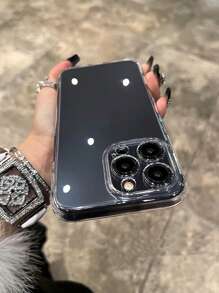 Minimalistisches, hochwertiges, vollständig abdeckendes transparentes Handyhülle kompatibel mit iPhone 16 Pro Max/16/16 Pro/16 Plus/11/15/15 Pro/15 Pro Max/12/13/14 Pro Max/XS/XR/11 Pro/11 Pro Max/12 Pro/12 Pro Max/13 Pro/13 Pro Max/7 Plus/14 Pro/14 Pro Max/14 Plus/7 Plus/8 Plus/8/SE2/12 Mini/13 Mini, Acrylhartschale, ausbleichfest