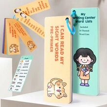 2系列高频词英语单词卡儿童书签阅读学校教具 - 彩色 - 查看 3