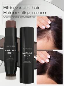 Quick-Fix Hairline Concealer Stick - Instantly Camouflage Roots & Create Natural Contour - Waterproof, Smudge-Proof, Long-Lasting - Perfect For Seamless Touch-Ups, All Hair Colors