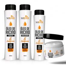 Mahair Castor Oil Hair Treatment Kit – 5 Items - 白色 - 查看 2