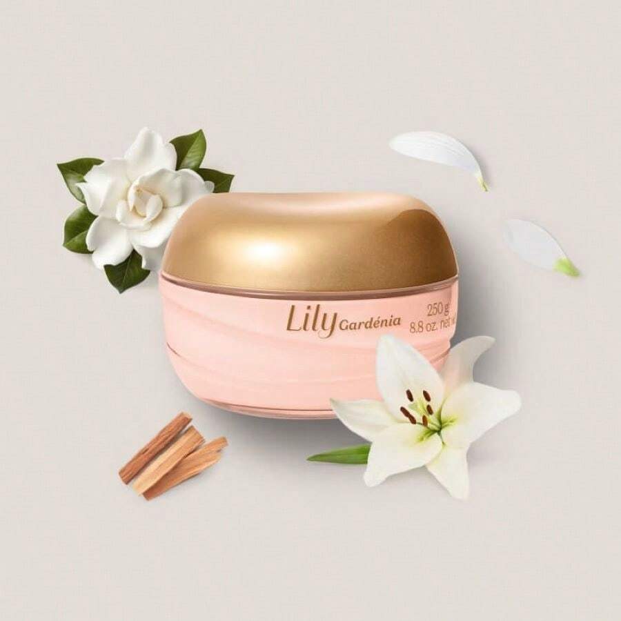 Lily Gardénia Satin Moisturizing Body Deodorant Cream (250g) - Màu Hồng baby - Xem 1