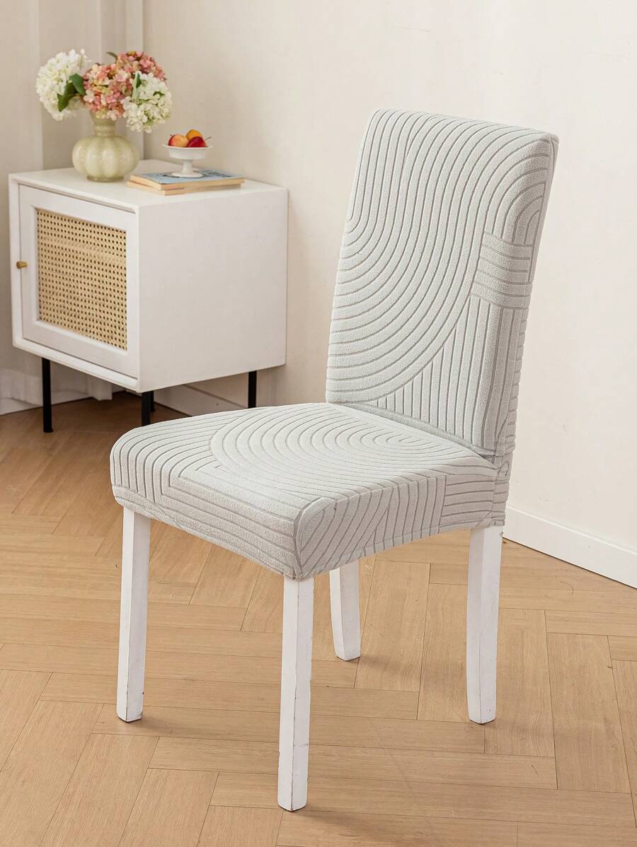 1PC, Swiss Roll, Dark Gray, L-Code Chair Cover, Four Seasons General, Elastic Non-Slip, Computer Chair Cover, Home General, L Code, Office, Stool Cover, Universal Backrest, Chair Cover