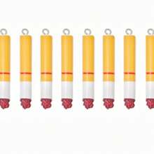 8 件各种形状的耳环吊坠链，可用于项链、手链或装饰 - 彩色 - 查看 1
