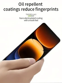 3 片装，高清、防刮、防爆 Infinix/手机屏幕保护膜，全覆盖，易于安装，高清清晰，无气泡，防刮、防碎钢化玻璃屏幕保护膜，超高清。适合生日/复活节/圣诞节/家庭/朋友/男孩/女朋友的礼物 - 白色 - 查看 7