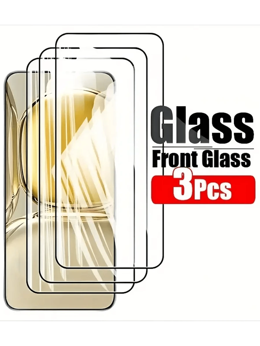 3 片装，高清、防刮、防爆 Infinix/手机屏幕保护膜，全覆盖，易于安装，高清清晰，无气泡，防刮、防碎钢化玻璃屏幕保护膜，超高清。适合生日/复活节/圣诞节/家庭/朋友/男孩/女朋友的礼物 - 白色 - 查看 1