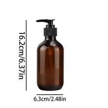 Split Bottle, Transparent Plastic Pump Bottle Dispenser, Can Fill Empty Bottle Container, With Pump For Essential Oil Soap Lotion Shampoo - Multicolor - View 4