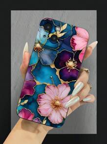 Carnation Pattern Liquid Silicone Mobile Phone Case Full-Body Protection Shockproof Anti-Fall TPU Soft Rubber Case Compatible With IPhone 16/11/12/13/14/15/15pro/15 Plus/15 Promax/7plus/8plus/X/Xs Max/Xr/11pro/12pro/13pro/14pro/12mini/13mini/11promax/12promax/13promax/14promax/14plus/6/6s/6plus/7/8/16Pro/16plus/16promax/Se&Compatible With Samsung Galaxy Galaxy/A54/A14/A12/A13/A15/A32/A33/A24/A52S/S20/S21/S22/S23/S24/S23Plus/S24ultra