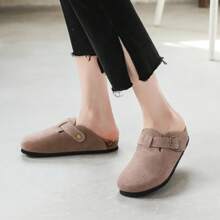 Men's And Women's Suede Clogs Leather Mules Cork Footbed Sandals Potato Shoes With Arch Support,Trendy Sandals - Brown - View 3