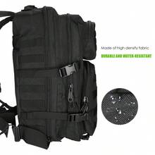 Military Tactical Backpack For Men, 40L Tactical Laptop Backpack, Tactical Bag Bug Out Bag, Army 3 Days Assault Pack - Black - View 4