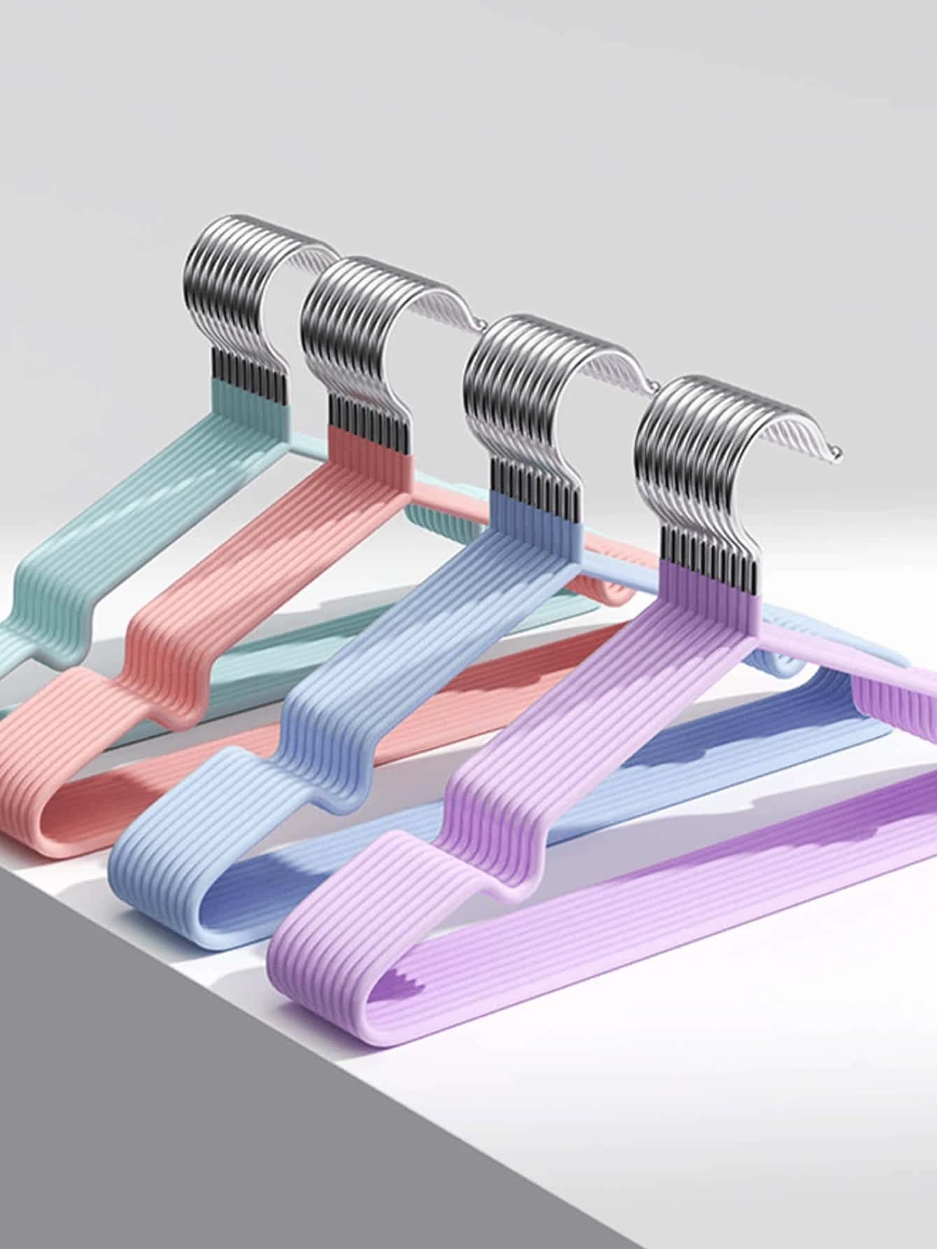 10/1 件装不锈钢衣架，现代防滑家用衣架