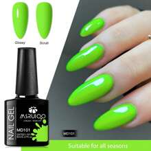 8毫升凝胶指甲油，亮蓝色、绿色、紫色、红色、黄色、橙色，可卸除，UV/LED美甲，家用DIY美甲沙龙，女士美甲 - 彩色 - 查看 11