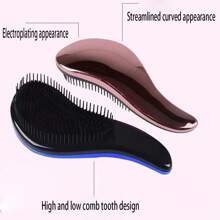 1 件粉色镀层外观按摩梳卷发美发梳神奇顺滑美发工具轻松梳理您的烦恼并打造优雅发型适合长发女性，头皮按摩洗发刷，沐浴梳，适合头皮护理，淋浴头皮磨砂去角质剂，头部按摩，适合男孩和女孩干湿使用，带手柄易于握持，按摩洗发刷。 - 粉色 - 查看 5