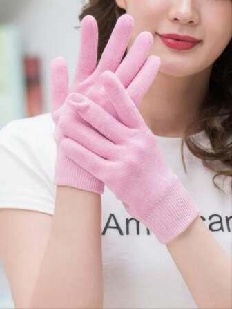 1 Pair Or Set Of Gel Hand Gloves & Foot Mask Leg Warmers, Soft Silicone Moisturizing & Nourishing Hand And Foot Care, Crack Prevention