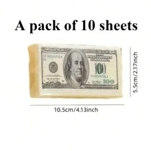 1/2/4pcs Of Dollar Bill Print Tissues - Add Some Fun To Your Kitchen Or Dinner Table With These Humorous Tissues.