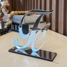 Acrylic Pedestal FAITH Mirrored Decoration Office Living Room Bedroom - SỰ TIN TƯỞNG - Xem 1